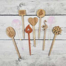 Shawl Sticks - Custom - Acrylic & Wood