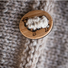 Stitchable Sheep Buttons