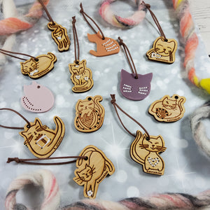 Catvent 2025 - 12 Days of Stitchable Cat Ornaments Kit