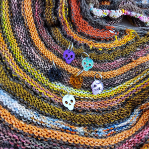 Skull Stitch Marker Set