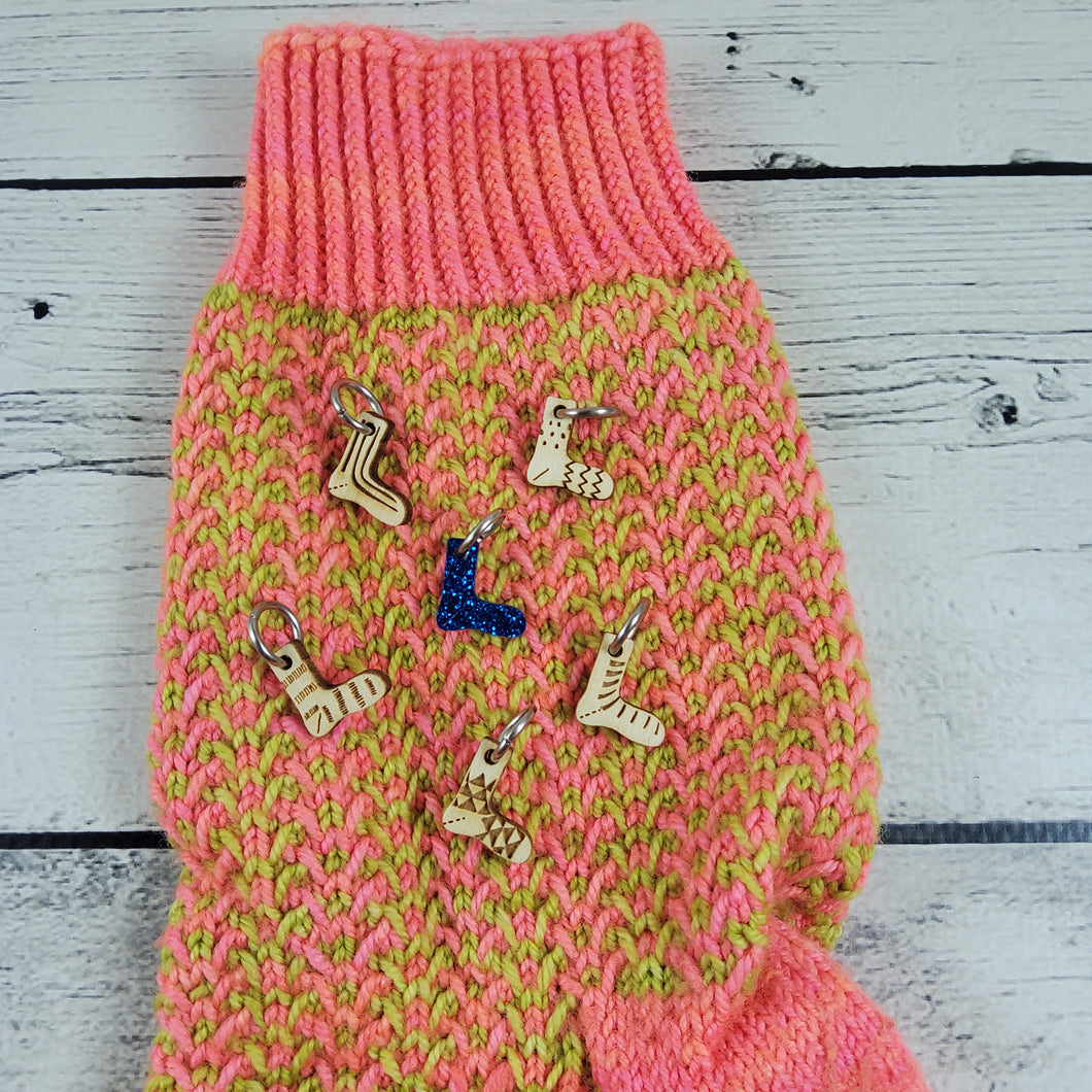 Tiny Sock Stitch Marker Set