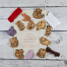 Catvent 2025 - 12 Days of Stitchable Cat Ornaments Kit
