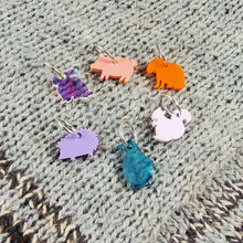 Colorful Critters Stitch Marker Set
