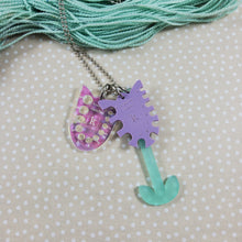 Tiny Tool Flower Necklace