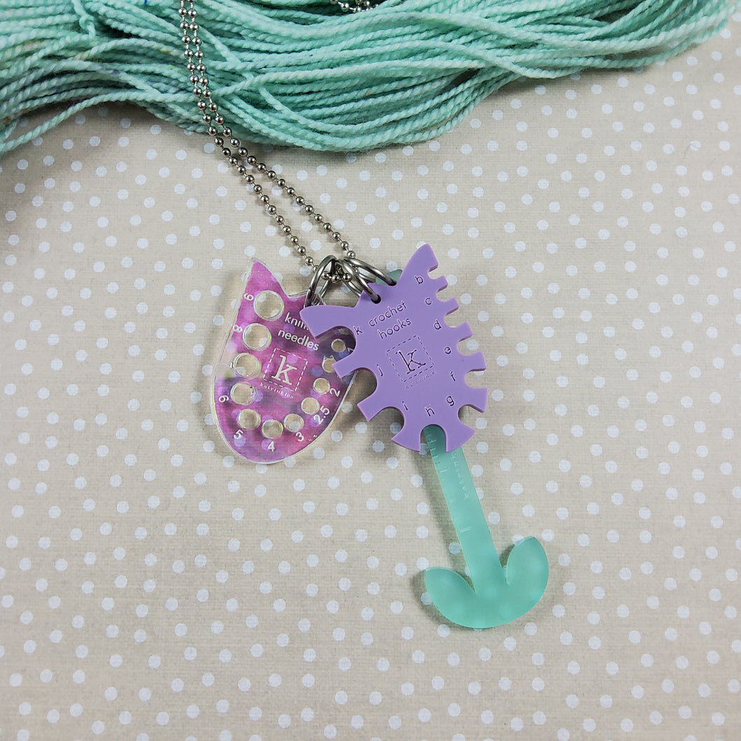 Tiny Tool Flower Necklace