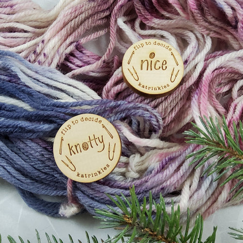 Knotty/Nice Flip Coin