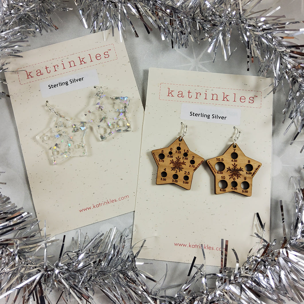 2025 Holiday Collection - Star Needle Gauge Earrings