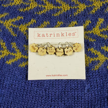 Increase / Decrease Stitch Marker Set - Wood