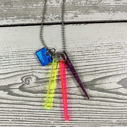 Fix It Tool Set Necklace - Custom Colors & Stitch Marker