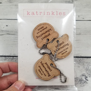 "Project Hibernating" Bear Bag Tags - Card of 3