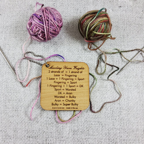 Marling Yarn Weights Mini Tool