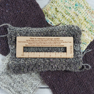 How To Measure Gauge Swatch Tool