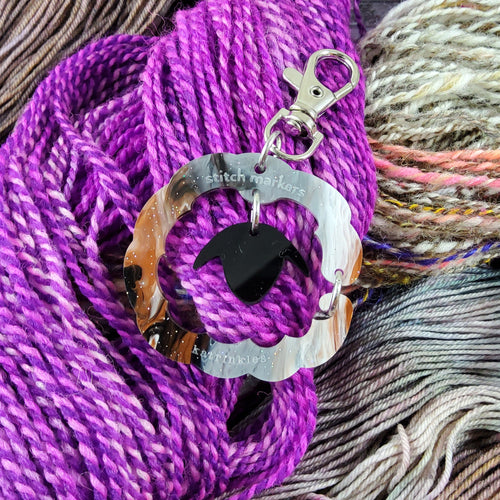 Acrylic Sheep Stitch Marker Holder Bag Charm