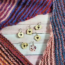 Valentine's Day Heart Cut Outs Stitch Marker Set