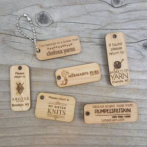 Logo Project Bag ID Tags - Custom