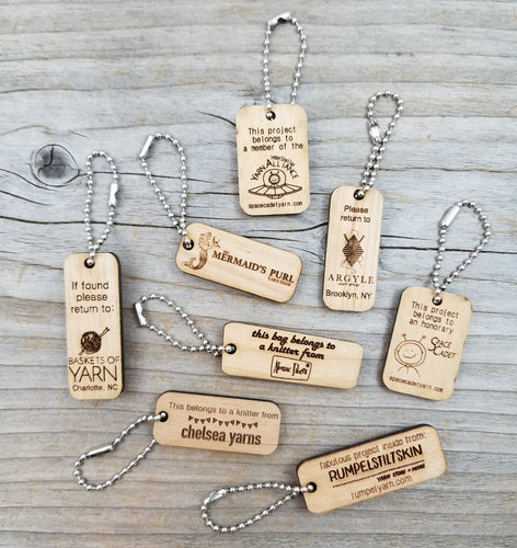 Logo Project Bag ID Tags - Custom
