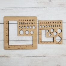 2" and 4" Universal Knitting Needle & Crochet Hook Gauge