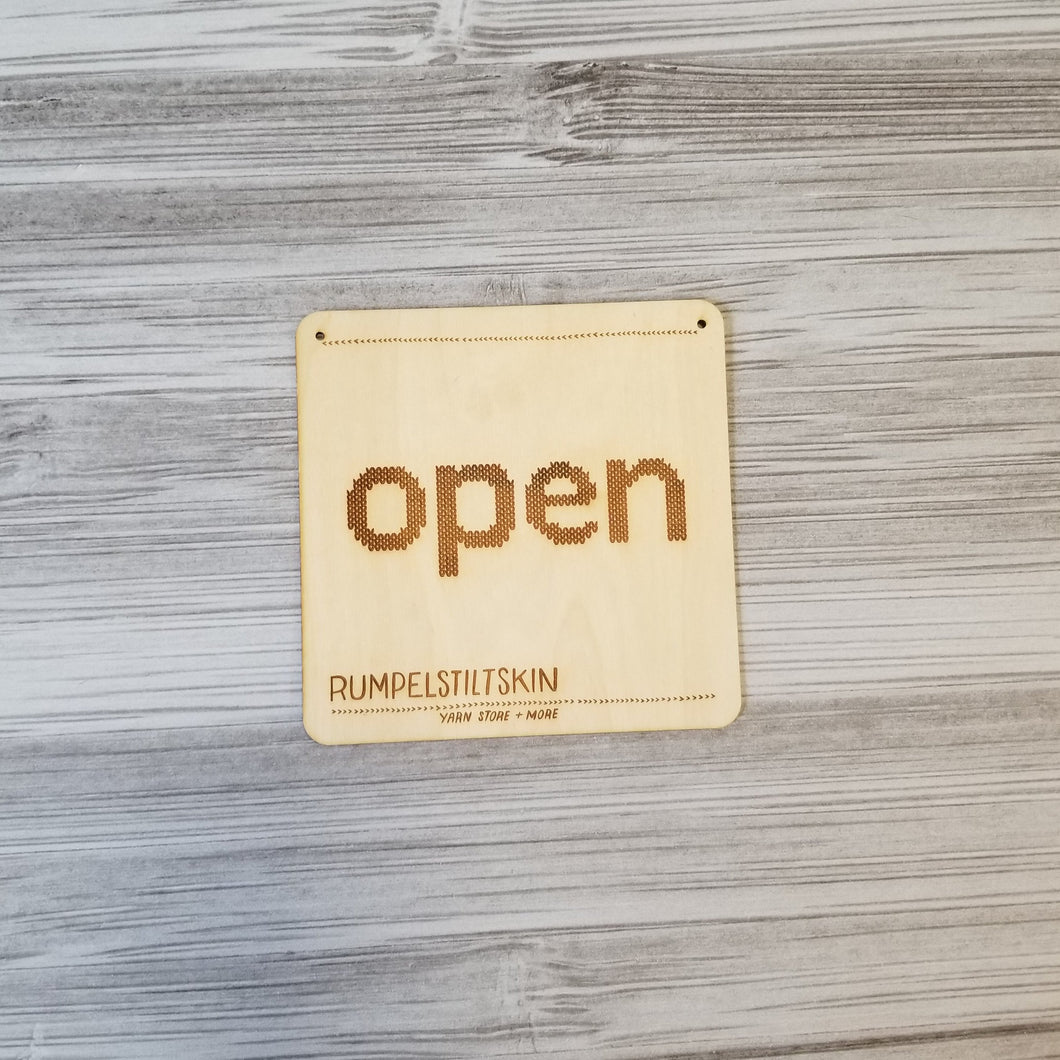 Open / Shut Sign - Custom