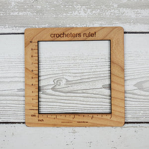 4" Gauge Swatch Rulers