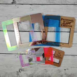 Gauge Swatch Ruler - Branded - Acrylic