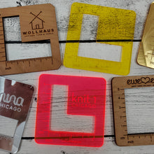 Gauge Swatch Ruler - Branded - Acrylic