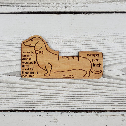 Dachshund Wraps Per Inch Tool