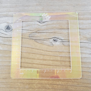 Gauge Swatch Ruler - Branded - Acrylic