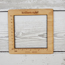 4" Gauge Swatch Rulers