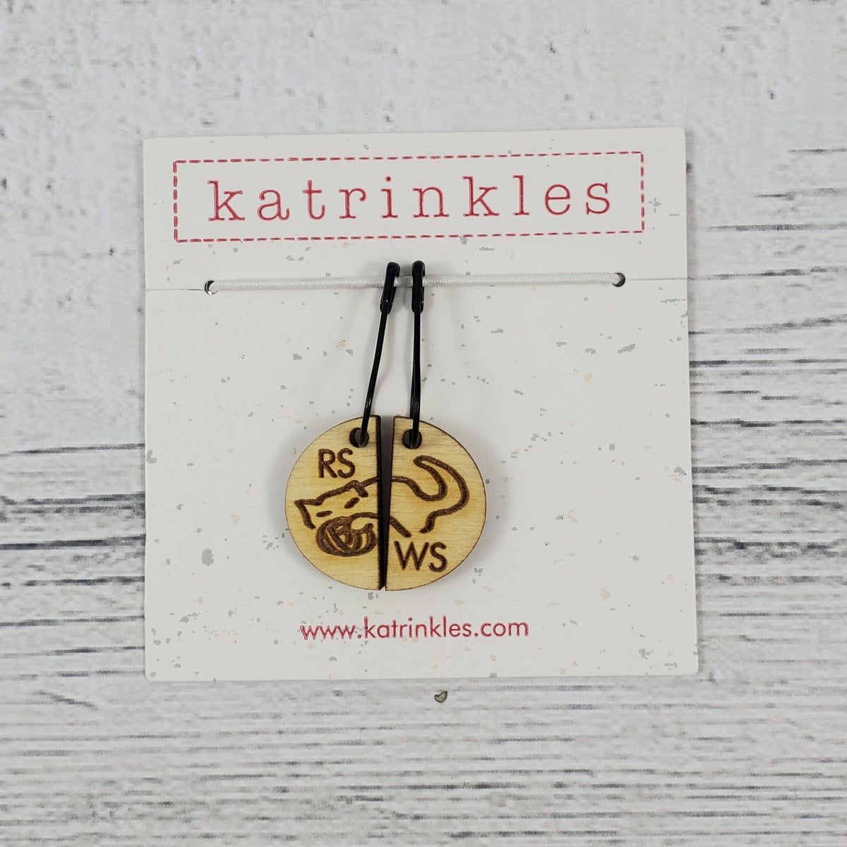 Cat RS / WS Progress Keeper on Removable Pins – katrinkles - wholesale