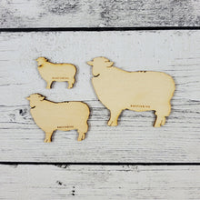 Sheep Bobbins - Wood