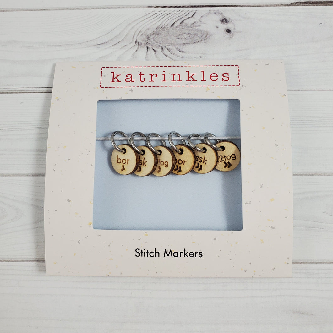 Sock Instruction Stitch Marker Set