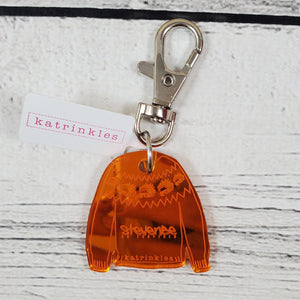 Sweater Fob Clip - Branded - Acrylic