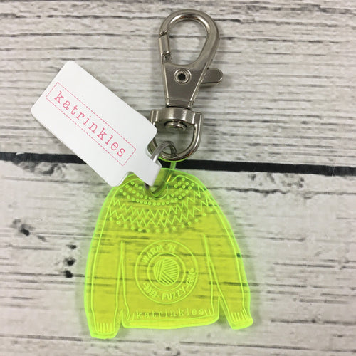 Sweater Fob Clip - Branded - Acrylic