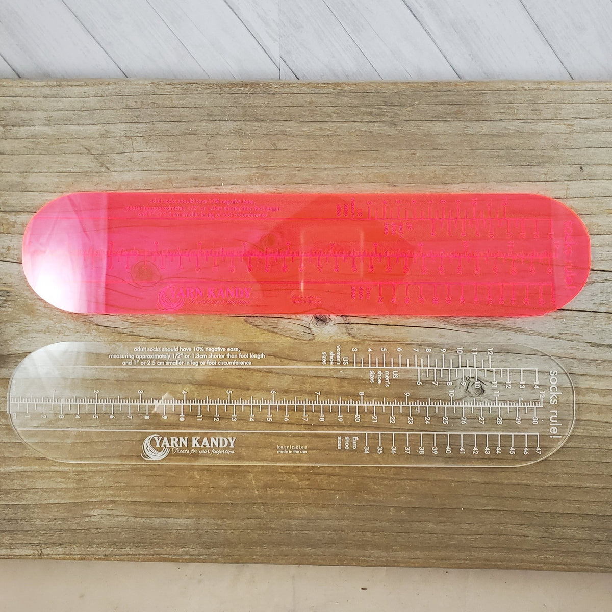 Socks Rule! - Ruler for Measuring Socks - Acrylic – katrinkles - wholesale