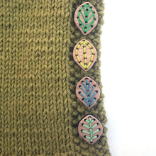 Leaf Stitchable Buttons
