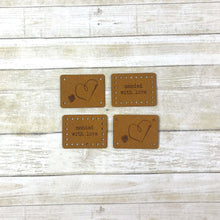 Mending Tag Set - Card of 4 - Faux Suede