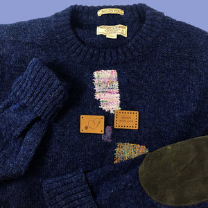Mending Tag Set - Card of 4 - Faux Suede
