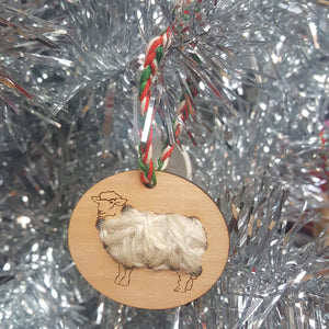 Stitchable Sheep Ornament